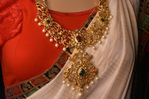 Arihant American Uncut Diamond Necklace 