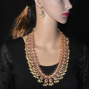 Kempu Mango Necklace Set By Asp Fashion Jewellery
