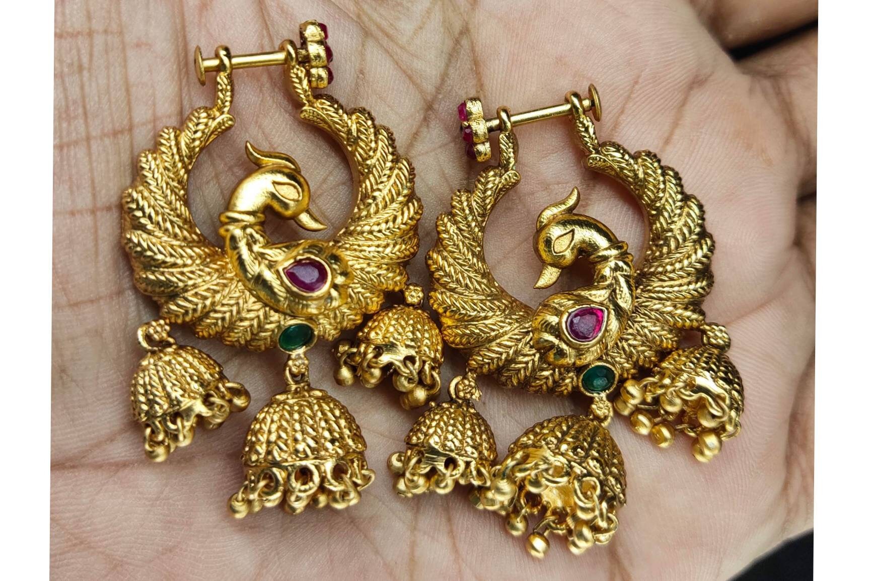 Makar kundan earrings deals
