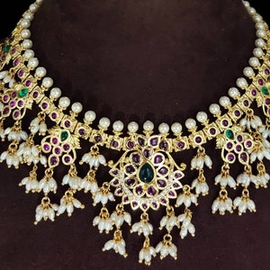 south Indian guttapussalu with earrings By Asp Fashion Jewellery Fashion