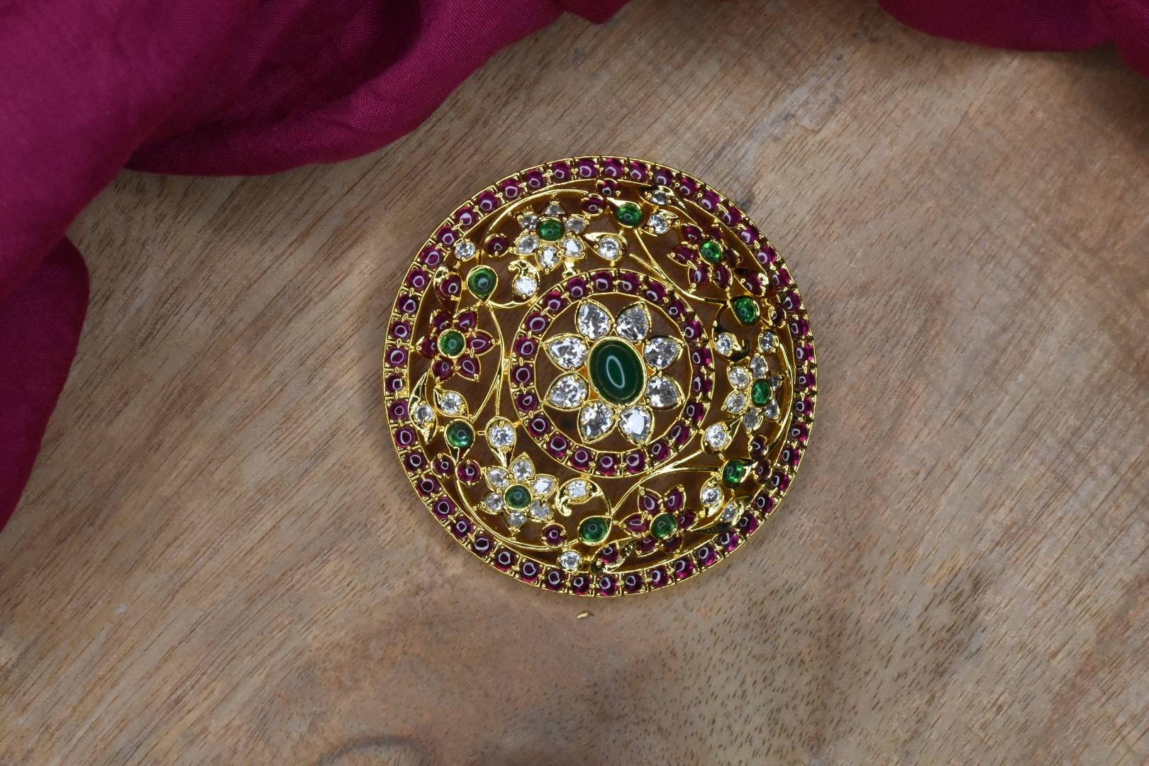 South Indian Traditional Gold Replica Juda Pin by Asp Fashion - Etsy