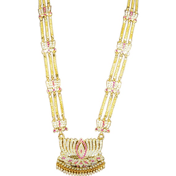 Cz Lotus Necklace by Asp Fashion Jewellery Etsy