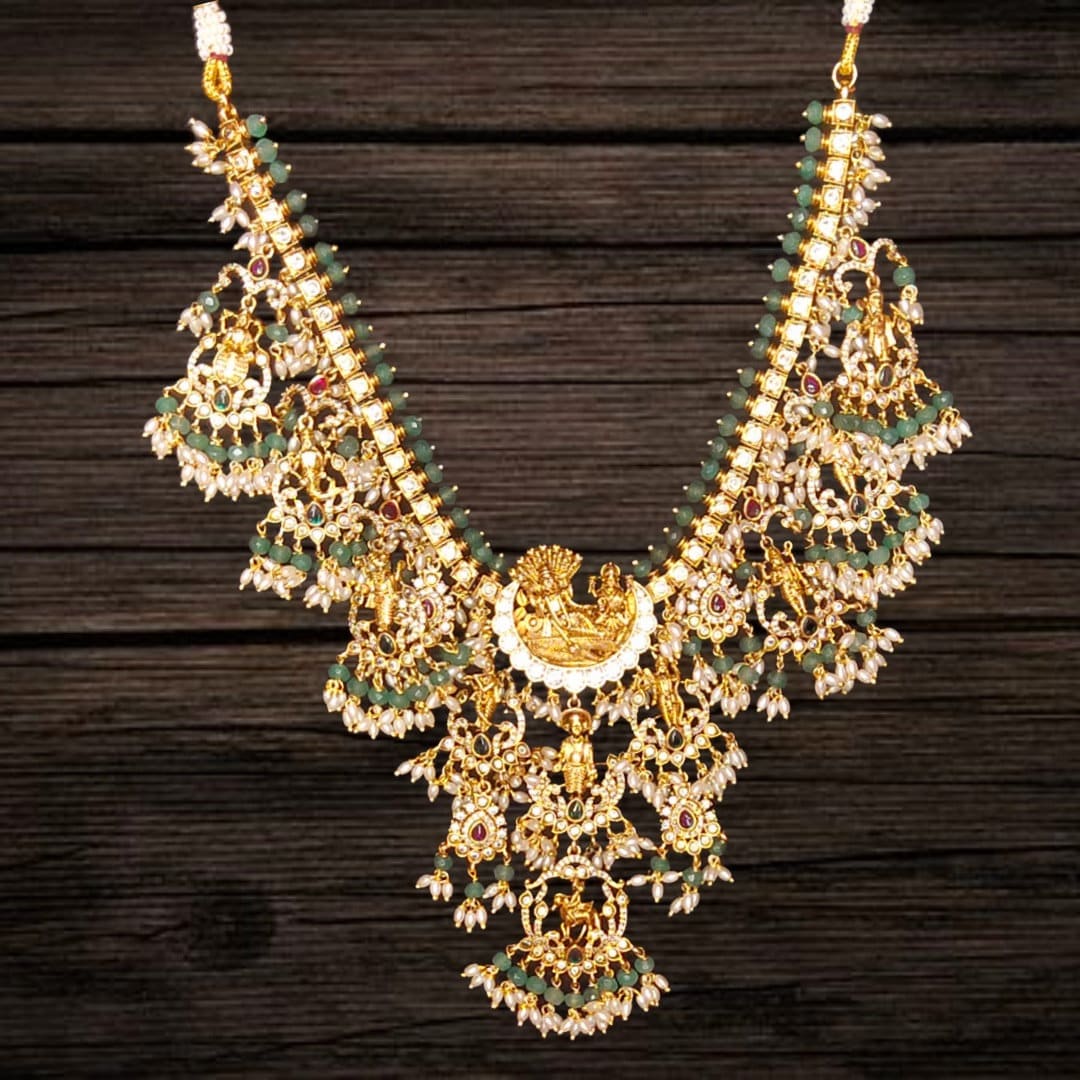Dashavatar Guttapusalu Necklace by Asp Fashion Jewellery Etsy Canada