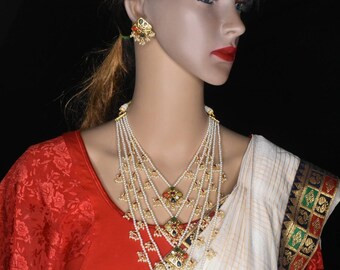 Sabyasachi Design/craved Navratan/ Gold 
