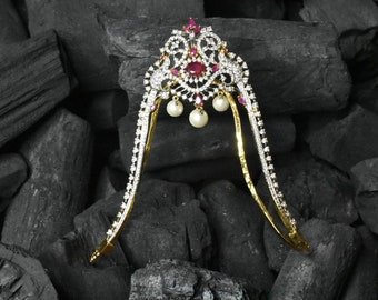 Indian Diamond Replica  Armlets/bajubandh/vanki By Asp Fashion