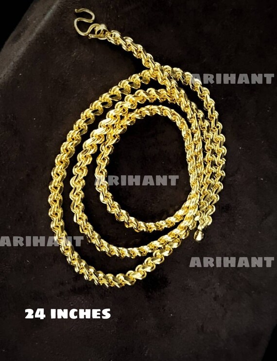 Beautiful One Gram Gold Chain - Etsy 