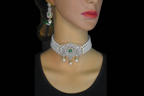 Hyderabadi pearl choker discount