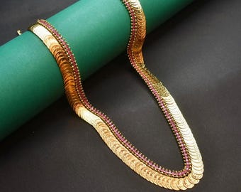Asp 24 K Gold Plated Kasu Mala