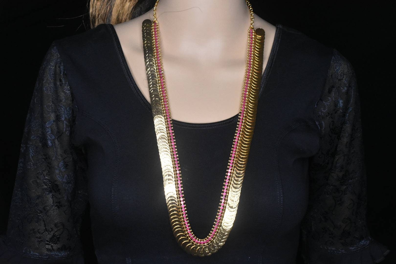 Lakshmi Kasu Necklacelakshmi Coin 