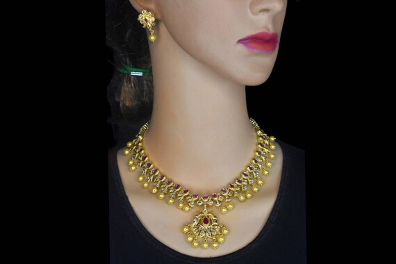 Uncut Diamonds Necklace Set by Asp Fashion Jewellery Etsy UK
