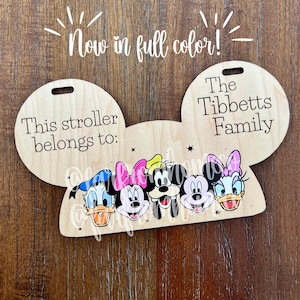 Etiqueta para cochecito de Parks Fab Friends