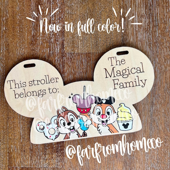 Chipmunk Bros Stroller Tag