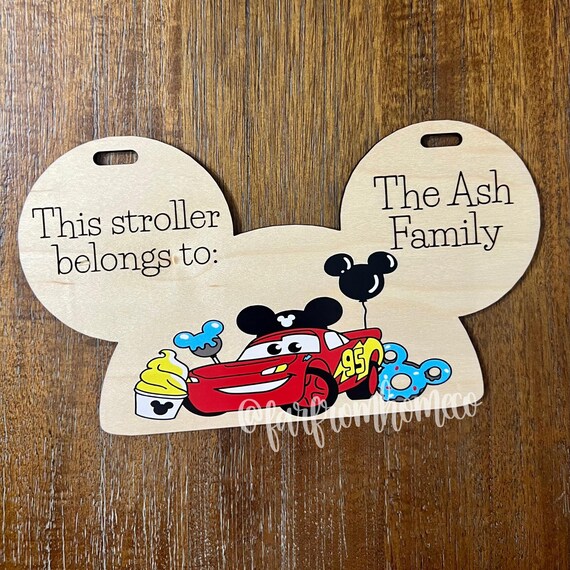 Personalized Stroller Marker | Family Vacation Stroller Accessory