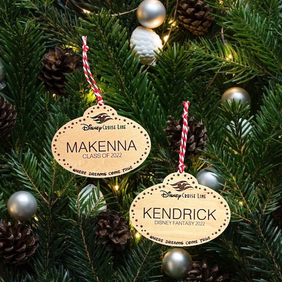 Cruise Cast Member Name Tag Ornament or Fish Extender Gift