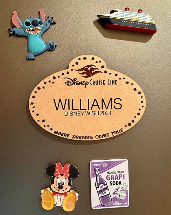Cruise Door Decor Personalized Name Tag Magnet