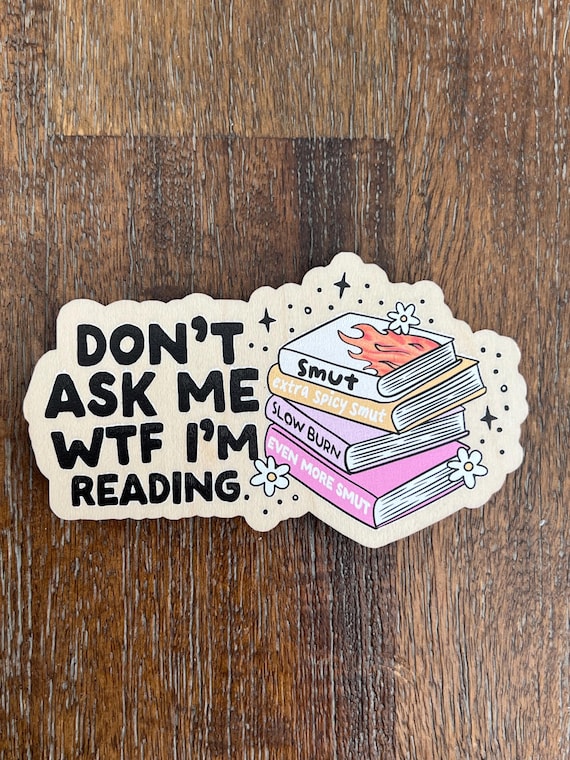 Spicy Book Club Reader Magnet: Don't Ask Me What I'm Reading