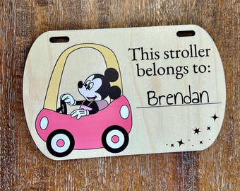 Main Mouse Buggy Coupe Magical Stroller Tag
