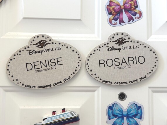 Cruise Door Decor Personalized Name Tag Magnet