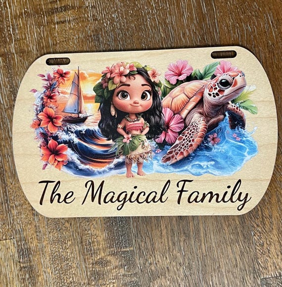 Magical Ocean Themed Full Color  Stroller Tag