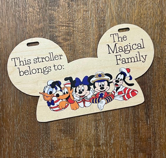 Magical Cruise Nautical Fab Friends Stroller Tag