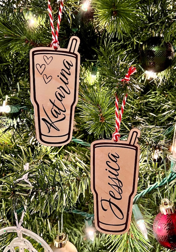 Tumbler Ornament or Gift Tag