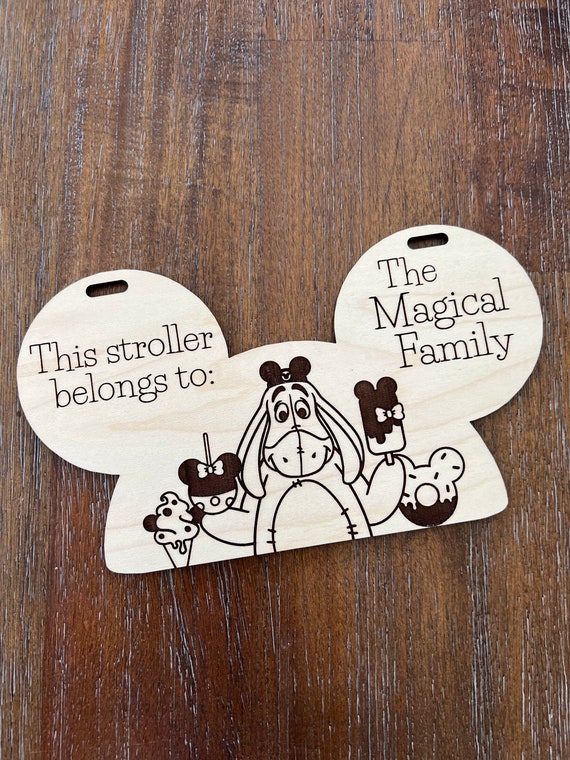 Gloomy Donkey Parks Stroller Tag