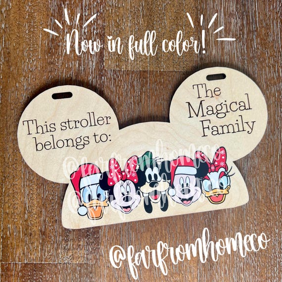 Very Merry Parks Fab Friends Stroller Tag