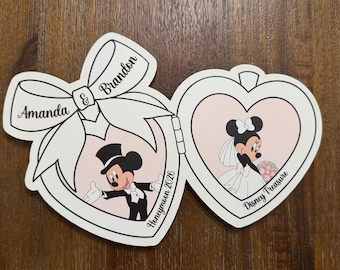 Personalized Honeymoon Cruise Magnet | Wedding Keepsake for Newlyweds | Romantic Vacation Door Decor
