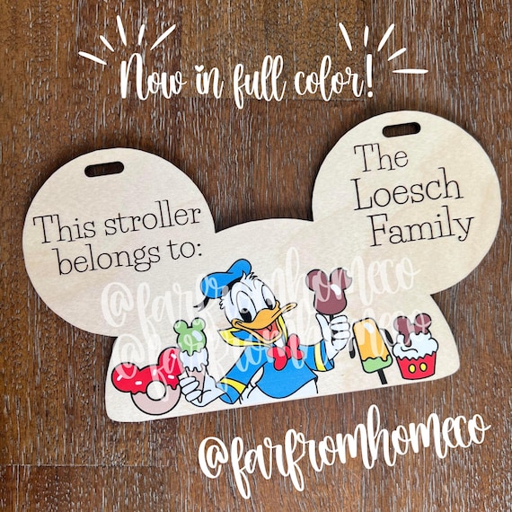 Parks Duck Stroller Tag