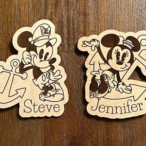 Cruise Door Decor Personalized Mouse  Magnets