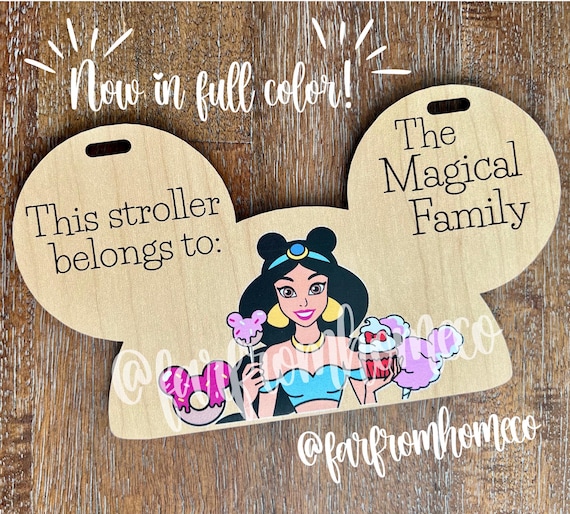 Arabian Princess Parks Magical Stroller Tag