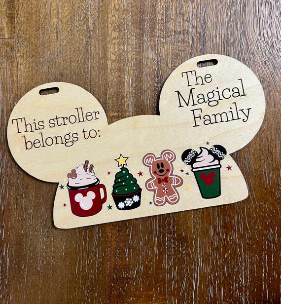 Very Merry Parks Snacks Stroller Tag