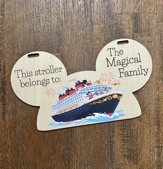 Magical Cruise Ship Stroller Tag