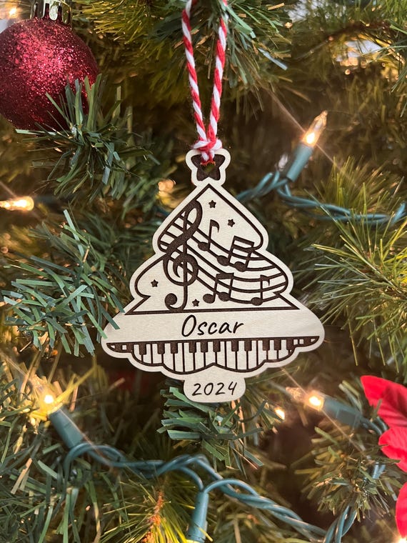 Piano Teacher Student Ornament or Gift Tag