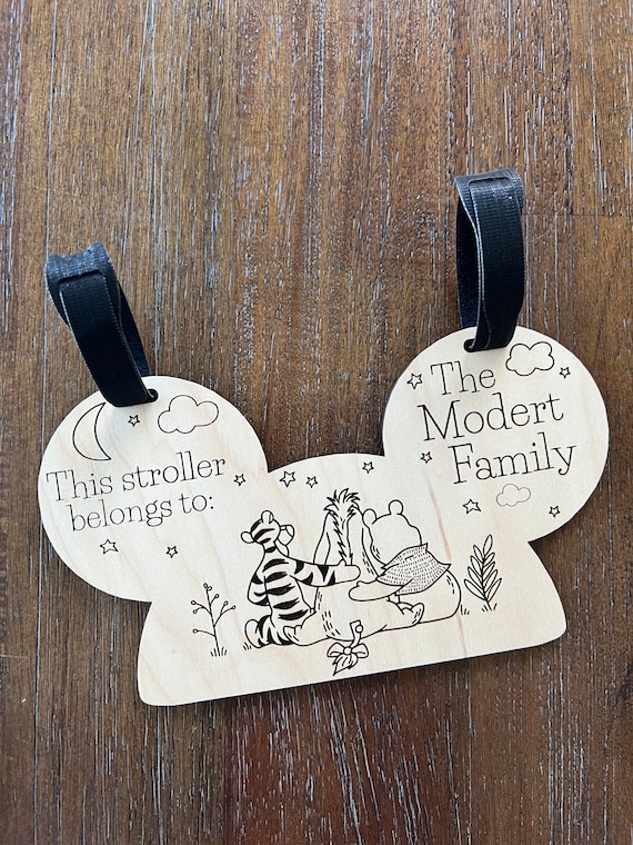 Honey Bear and Friends Stroller Tag