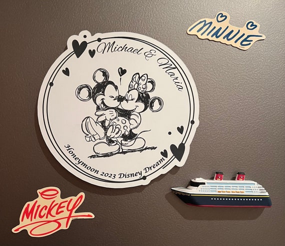 Wedding Honeymoon Cruise Door Decor Personalized Magnet