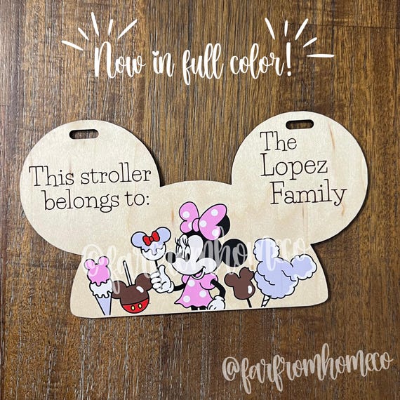 Ms Main Mouse Magical Stroller Tag