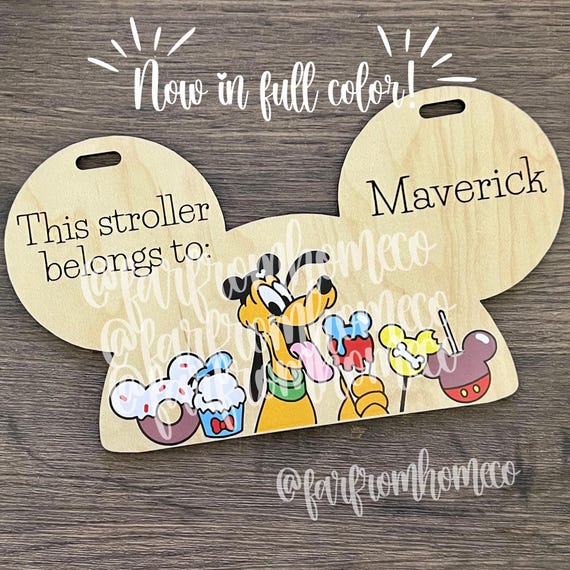 Magical Puppy Dog Stroller Tag