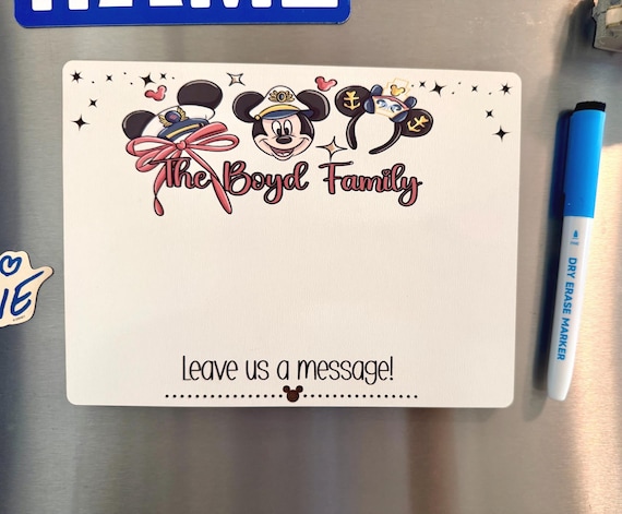 Cruise Door Wooden Dry-Erase Board Gift Set