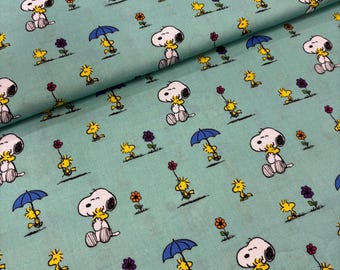 Snoopy and Woodstock fabric 100% cotton