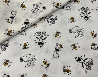 Snoopy and Woodstock fabric 100% cotton