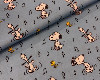 Snoopy and Woodstock fabric 100% cotton