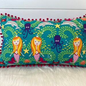 Mermaid Handmade Pillow with hypoallergenic filling