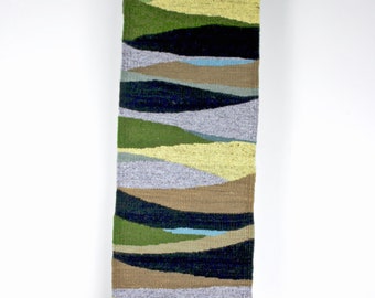 Arte de fibra, tejido, tapicería, arte mural tejido, arte textil, tejido a mano