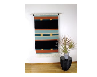 Arte de fibra, tejido, tapiz, arte de pared tejido. Arte Textil, Tejido a Mano