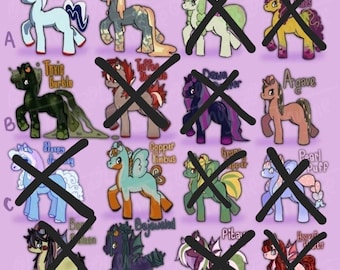 MLP Pony OC Adoptables