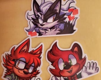 Infinite Gadget and Barry peeker stickers