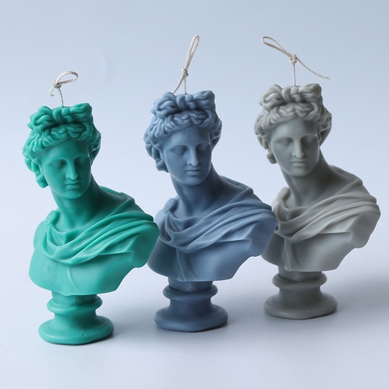 Apollo/greek Mythology Aroma Candle Mold/ Plaster Mold /diy Etsy