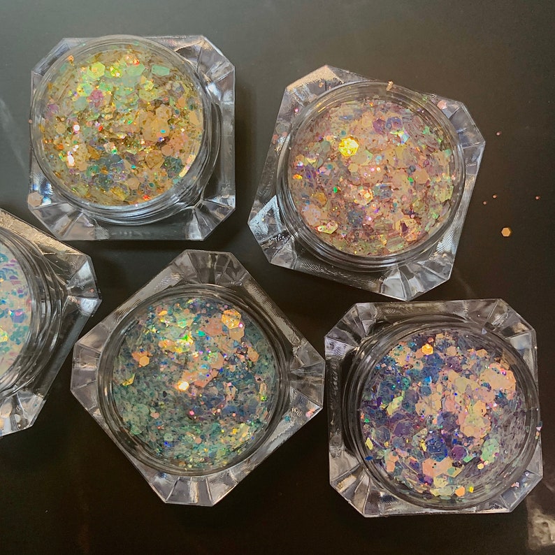 10g5 colors holographic glitteruv resin/resin craft/jewerly Etsy