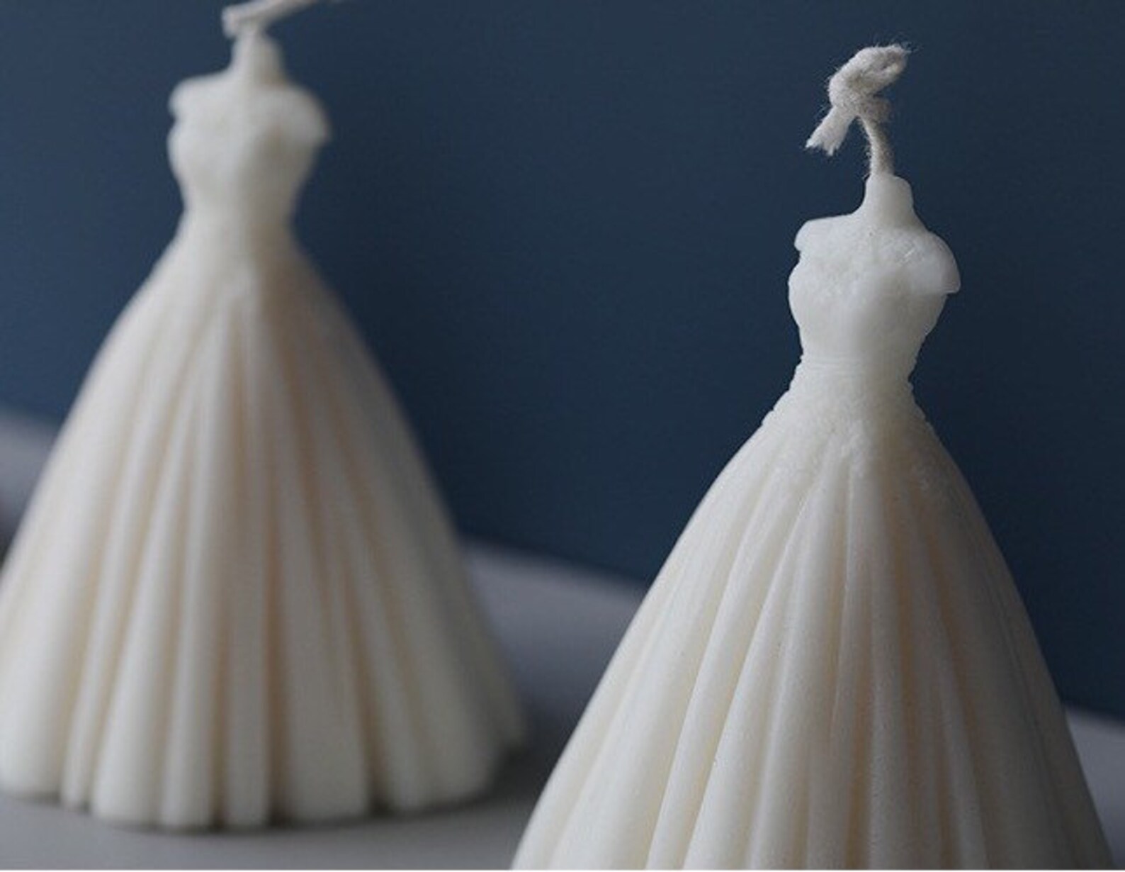 Bride Wedding Dress Shape Aroma Candle Mold/ Plaster Mold /diy Etsy